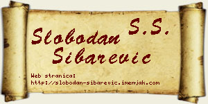 Slobodan Šibarević vizit kartica